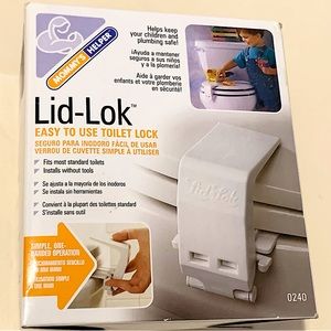 Mommy's Helper Lid-Lok Toilet Seat Safety Latch, White